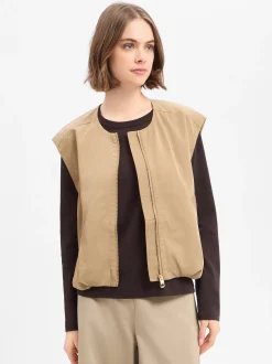 Marie Lund Collection Damen Weste in beige