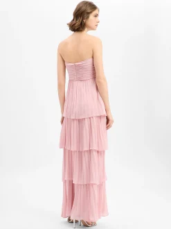 Marie Lund Damen Abendkleid in altrosa - Ärmel: ohne Arm