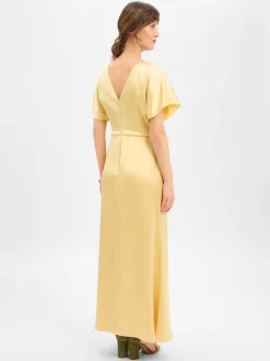 Marie Lund Damen Abendkleid in vanille - Länge: lang