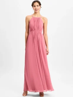 Marie Lund Damen Abendkleid in altrosa - Ärmel: ohne Arm