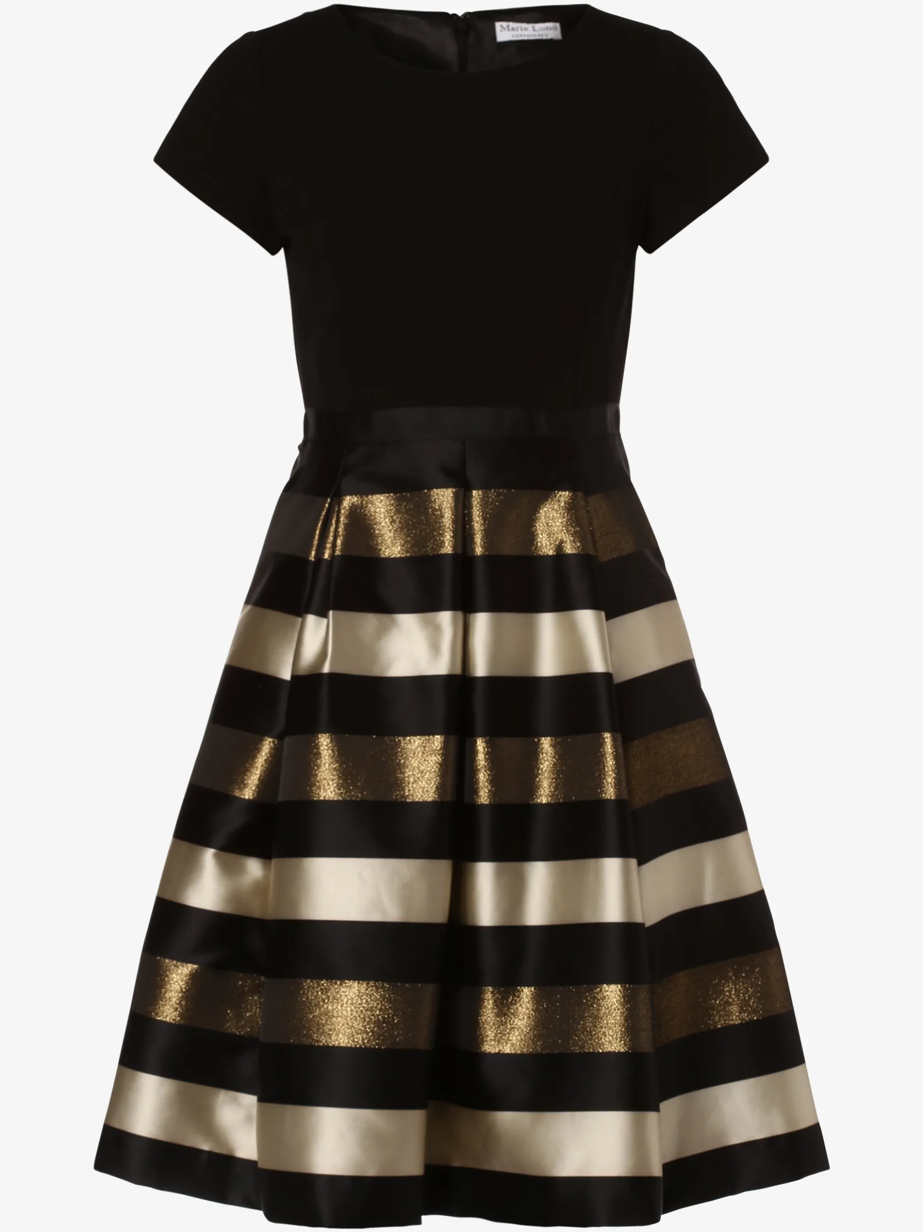 Marie Lund Damen Abendkleid in schwarz gold