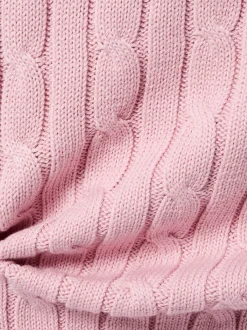 Marie Lund Damen Baumwollpullover in rosa