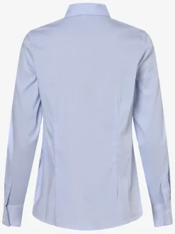 Marie Lund Damen Bluse in hellblau - Ausschnitt: Kent