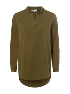 Marie Lund Damen Blusenshirt in khaki - Ärmel: langarm