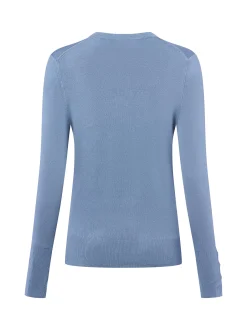 Marie Lund Damen Feinstrickpullover in hellblau
