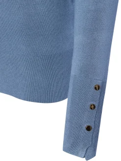 Marie Lund Damen Feinstrickpullover in hellblau