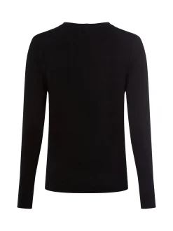 Marie Lund Damen Feinstrickpullover in schwarz