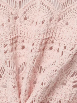 Marie Lund Damen Grobstrickpullover in rosa