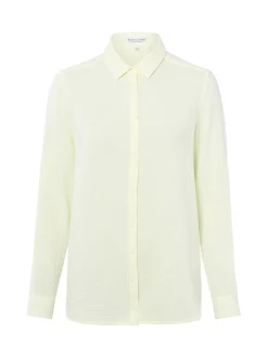 Marie Lund Damen Hemdbluse in vanille - Ärmel: langarm
