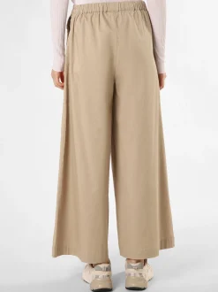 Marie Lund Damen Hose in beige - Länge: lang