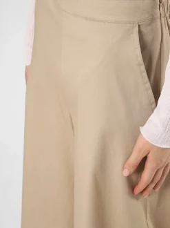 Marie Lund Damen Hose in beige - Länge: lang
