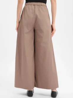 Marie Lund Damen Hose in braun - Länge: lang