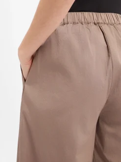 Marie Lund Damen Hose in braun - Länge: lang