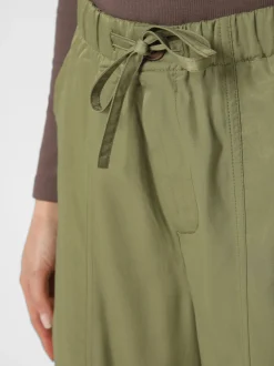 Marie Lund Damen Hose in khaki - Länge: lang