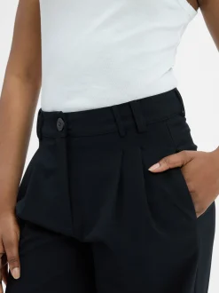 Marie Lund Damen Hose in marine - Länge: lang