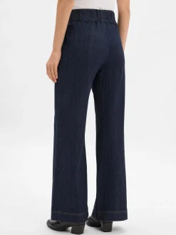 Marie Lund Damen Jeans in dark stone - Länge: lang