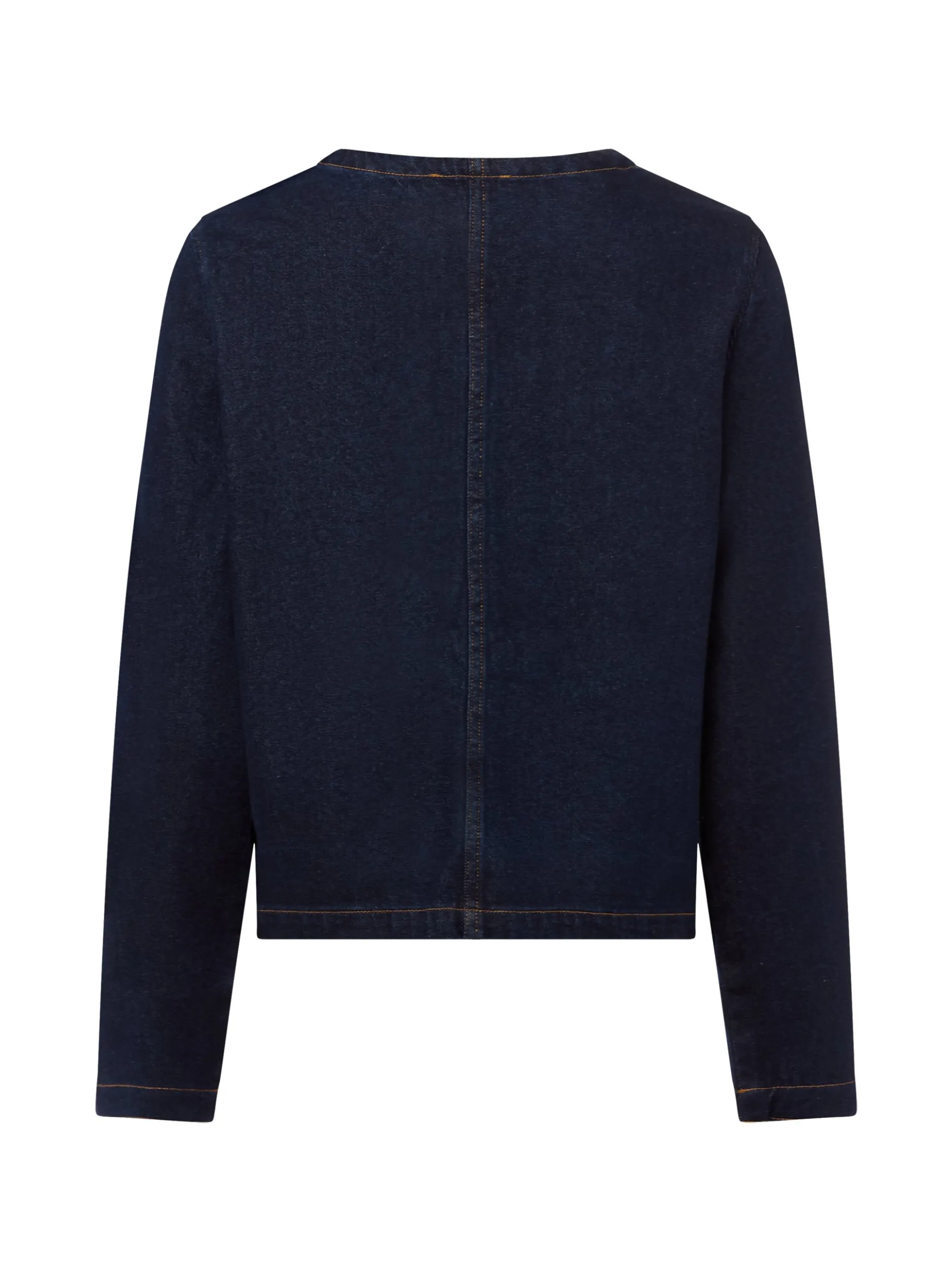 Marie Lund Damen Jeansjacke in marine - Ärmel: langarm