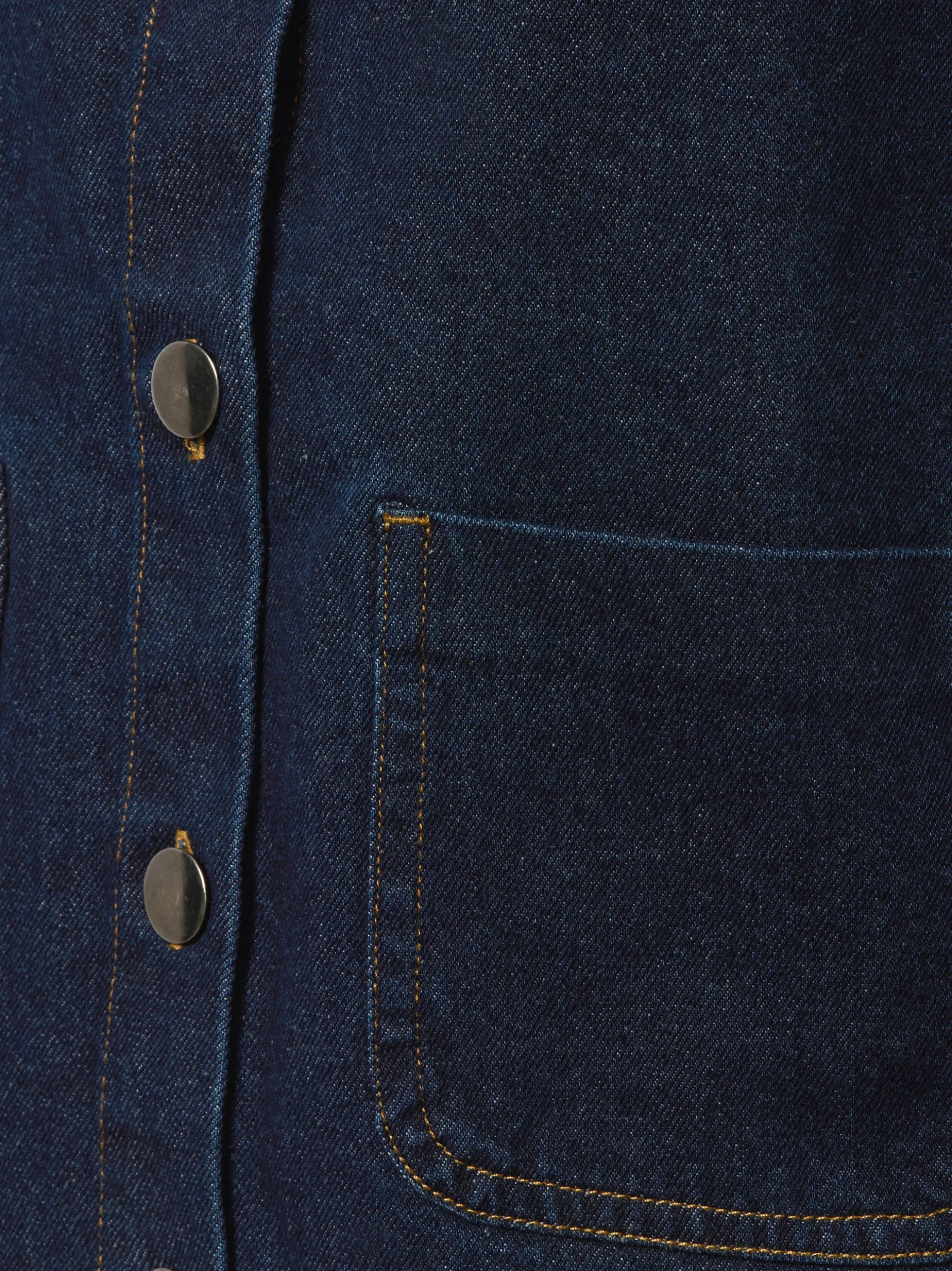 Marie Lund Damen Jeansjacke in marine - Ärmel: langarm
