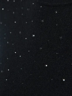 Marie Lund Damen Kurzarm-Pullover in schwarz