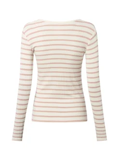 Marie Lund Damen Langarmshirt in altrosa beige