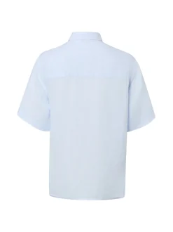 Marie Lund Damen Leinenbluse - Ida in hellblau