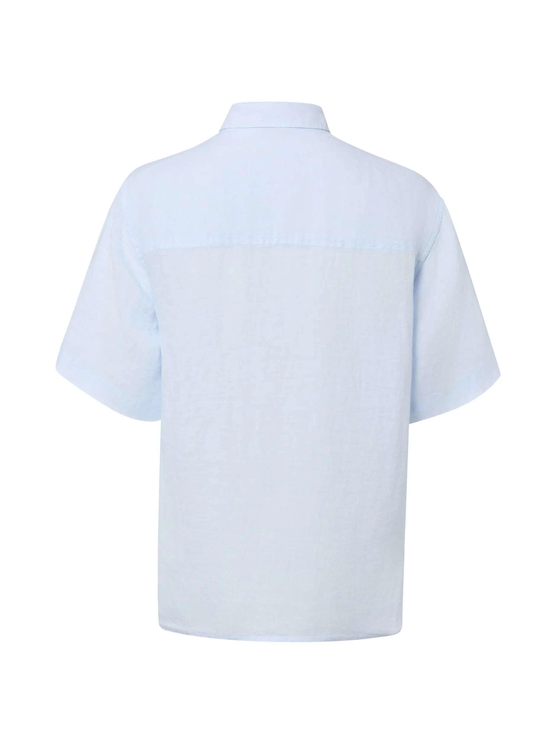Marie Lund Damen Leinenbluse - Ida in hellblau
