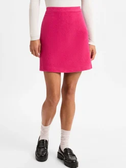 Marie Lund Damen Minirock in fuchsia - Länge: kurz