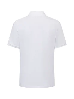 Marie Lund Damen Poloshirt in weiß - Ärmel: kurzarm