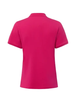 Marie Lund Damen Poloshirt in himbeer - Ärmel: kurzarm