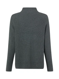 Marie Lund Damen Pullover in anthrazit - Ärmel: langarm