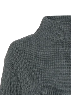 Marie Lund Damen Pullover in anthrazit - Ärmel: langarm