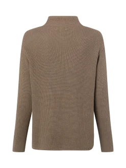 Marie Lund Damen Pullover in taupe - Ärmel: langarm