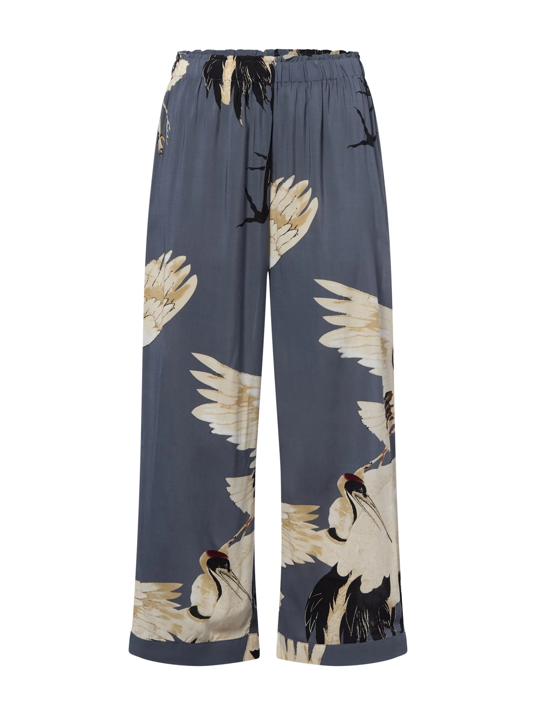 Marie Lund Damen Pyjamahose in blau