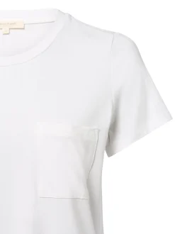 Marie Lund Damen Pyjama-Shirt in weiß