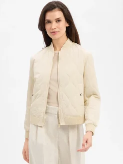 Marie Lund Damen Steppjacke in ecru