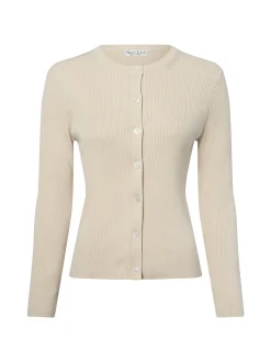 Marie Lund Damen Strickjacke in beige - Ärmel: langarm