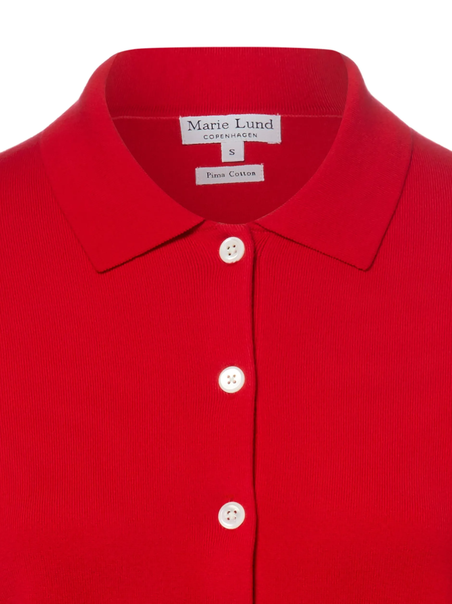 Marie Lund Damen Strickjacke in rot - Ärmel: langarm