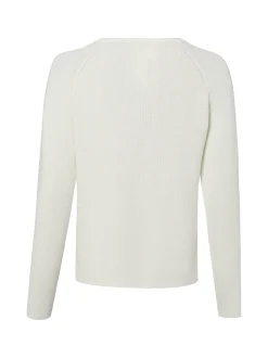 Marie Lund Damen Strickjacke in ecru - Ärmel: langarm