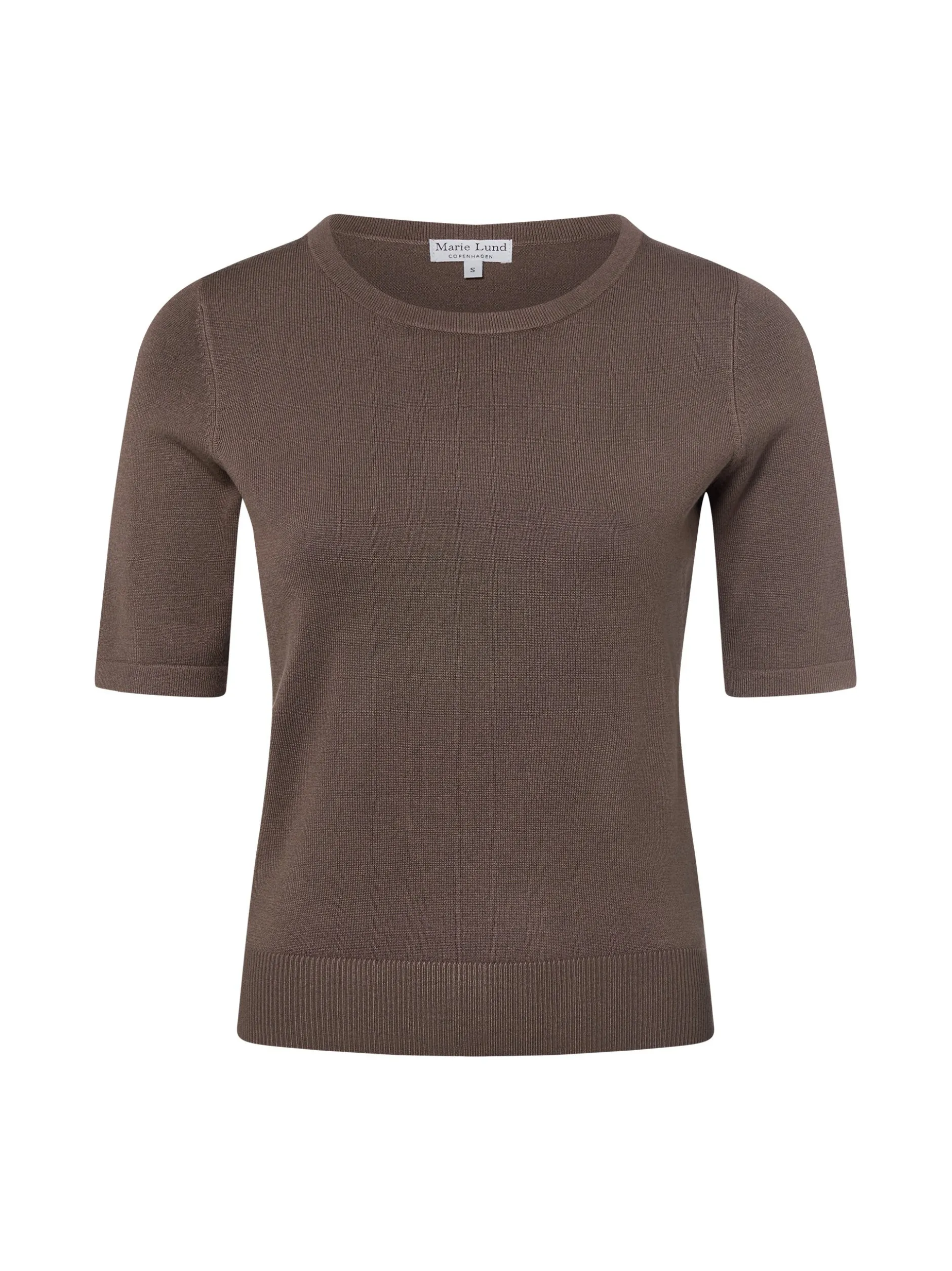 Marie Lund Damen Strickpullover in taupe