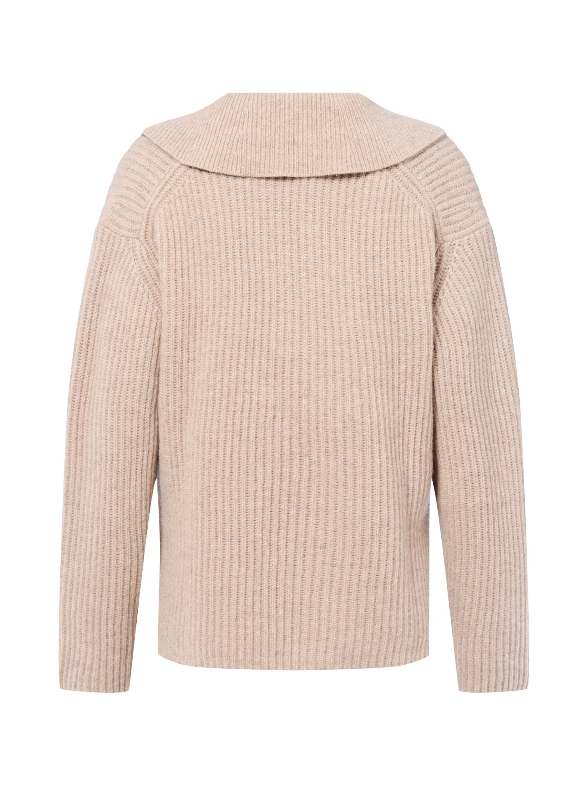 Marie Lund Damen Strickpullover aus Merinowolle in melange
