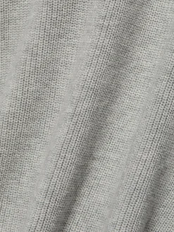 Marie Lund Damen Strickpullover in hellgrau
