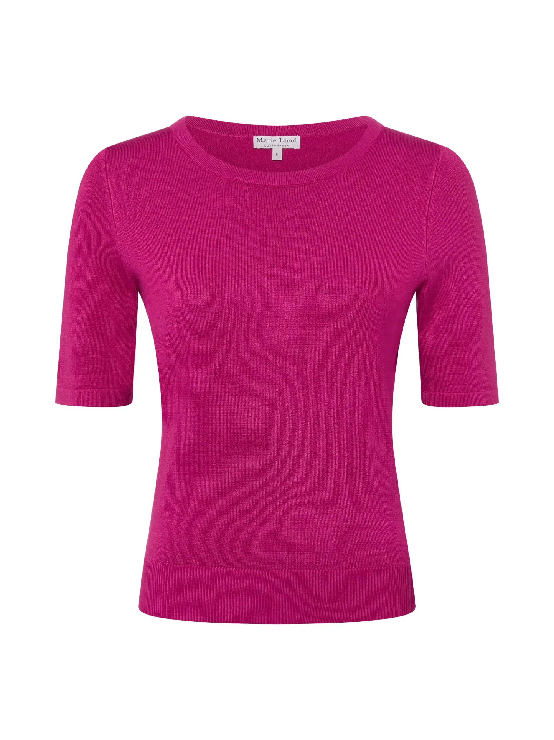 Marie Lund Damen Strickpullover in fuchsia
