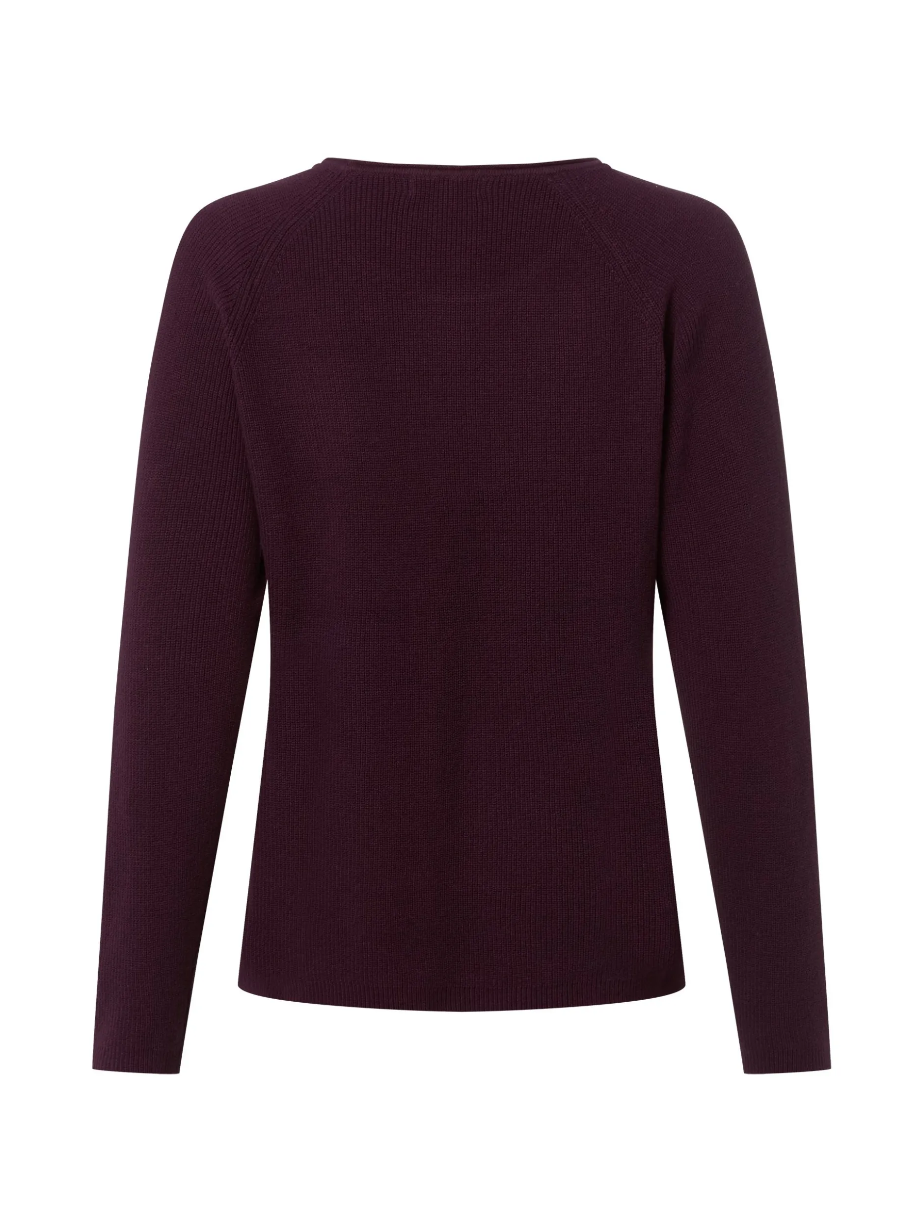 Marie Lund Damen Strickpullover in aubergine