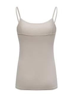 Marie Lund Damen Top in melange - Ausschnitt: Rundhals