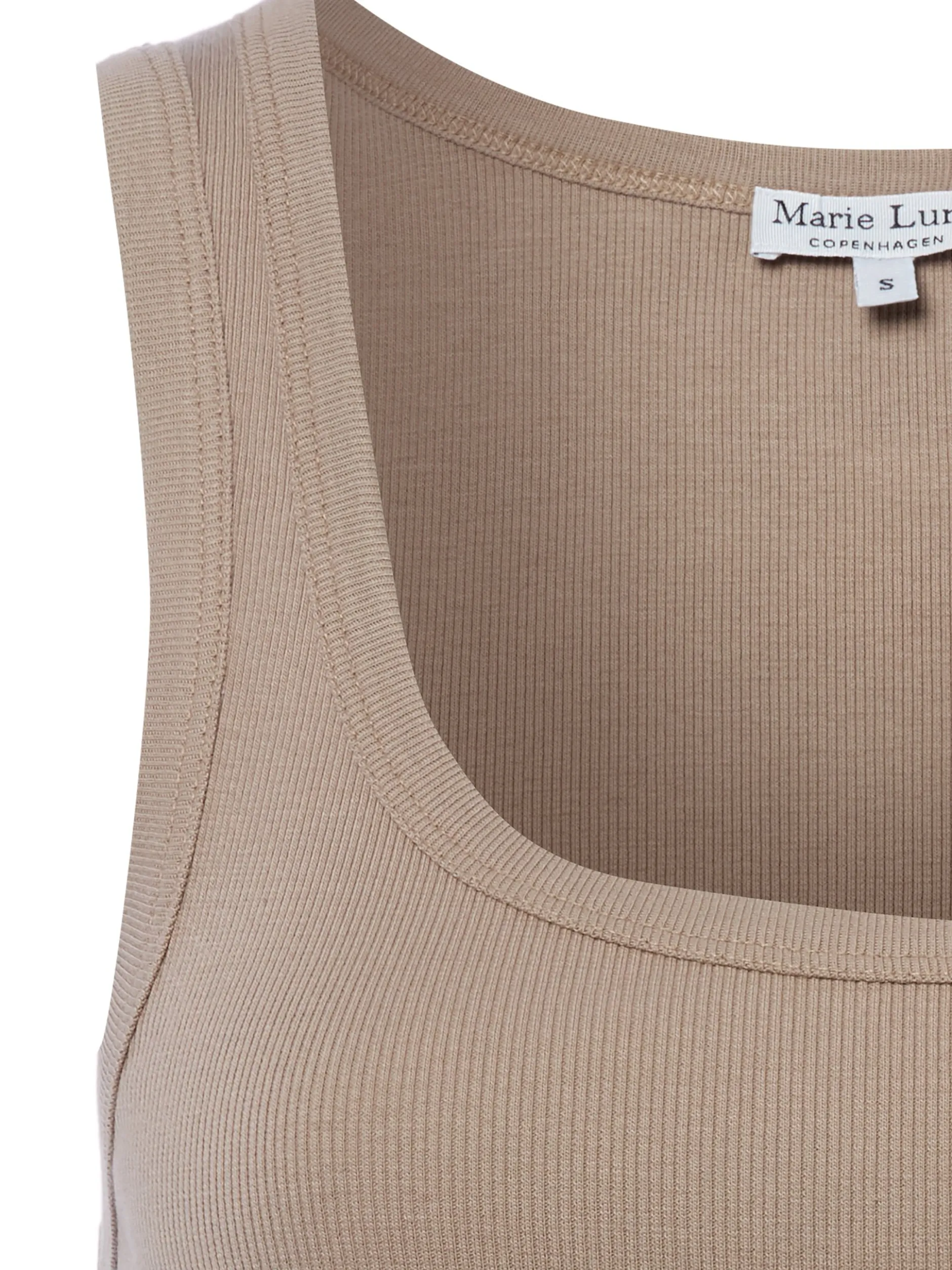 Marie Lund Damen Top in melange - Ausschnitt: Rundhals