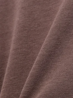 Marie Lund Damen Top in taupe - Ausschnitt: Rundhals