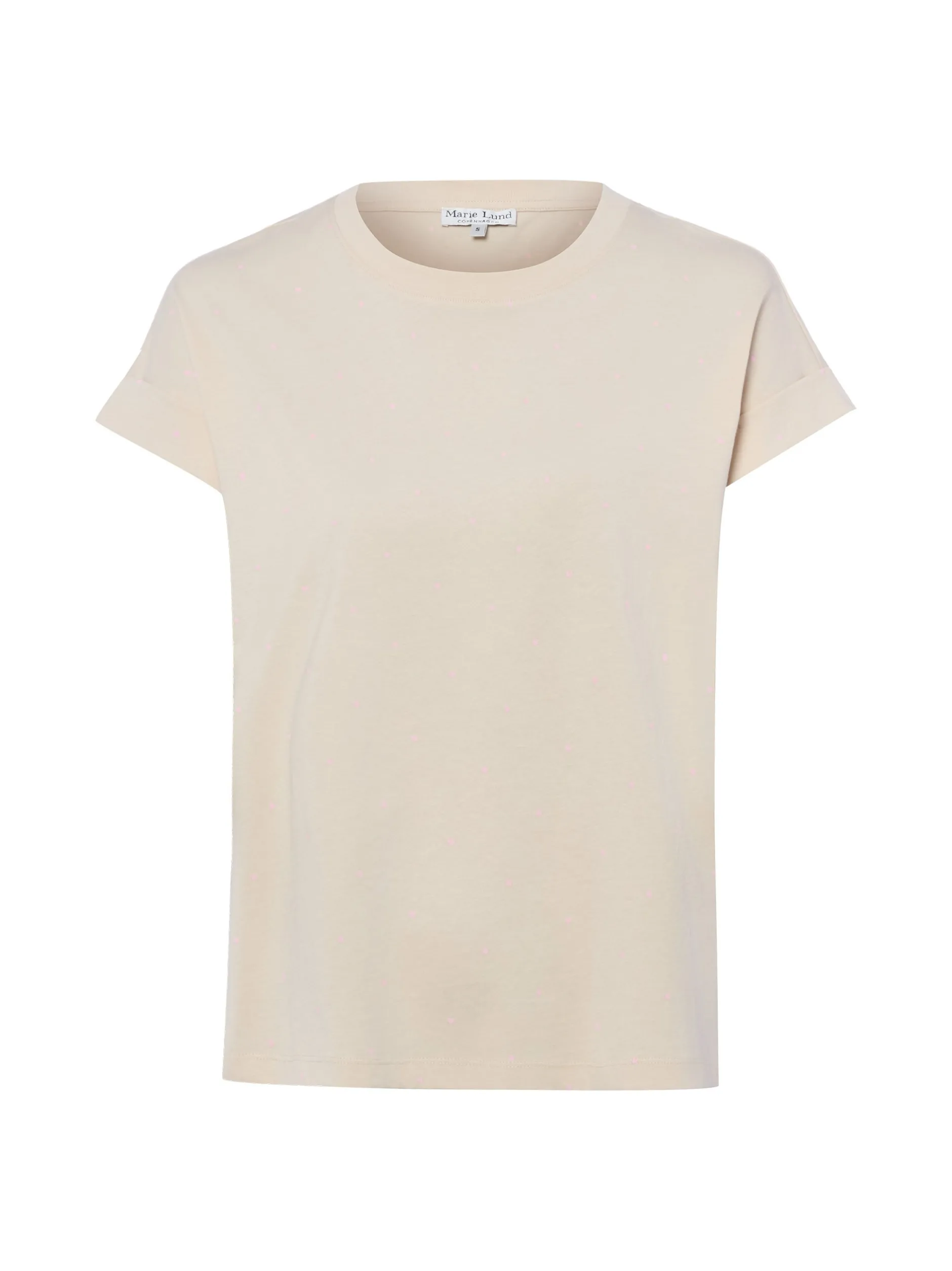 Marie Lund Damen T-Shirt in beige rosa