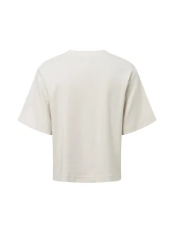 Marie Lund Damen T-Shirt in beige - Ausschnitt: Rundhals