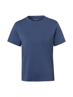 Marie Lund Damen T-Shirt in blau - Ausschnitt: Rundhals