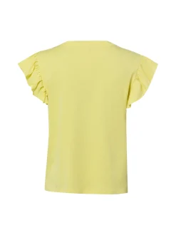 Marie Lund Damen T-Shirt in gelb - Ausschnitt: Rundhals